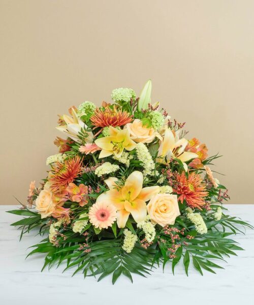 Eclat doré - Livraison de fleurs deuil - Interflora