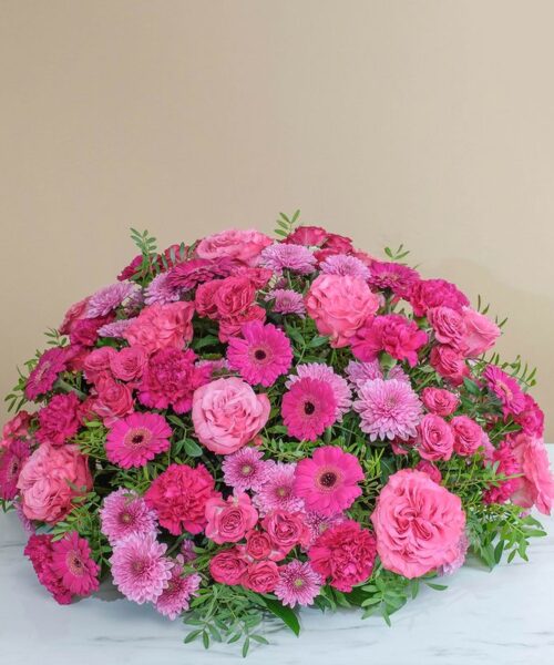 Temps infini rose - Livraison de fleurs deuil - Interflora