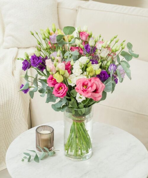 Brassée de lisianthus - Livraison par Chronopost - L'atelier Interflora - Interflora
