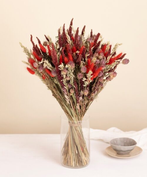 Lovely Carmin - Fleurs séchées - Interflora - Livraison en 24h